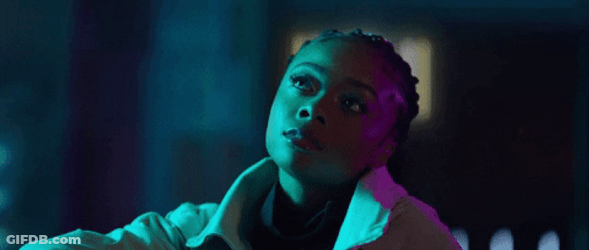 Skai Jackson Not Impressed Stare GIF