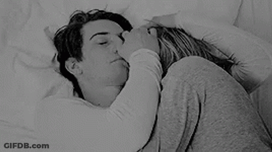 Skam William Caress Nora Morning Cuddle GIF