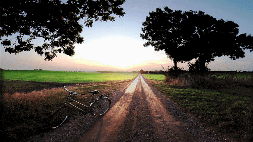 Skane Sweden Sunset View GIF