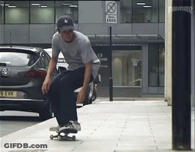 Skate Boarding GIF