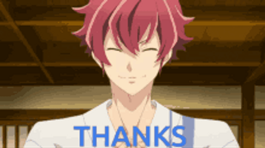 Skate Leading Stars Thank You Anime Happy Smile GIF