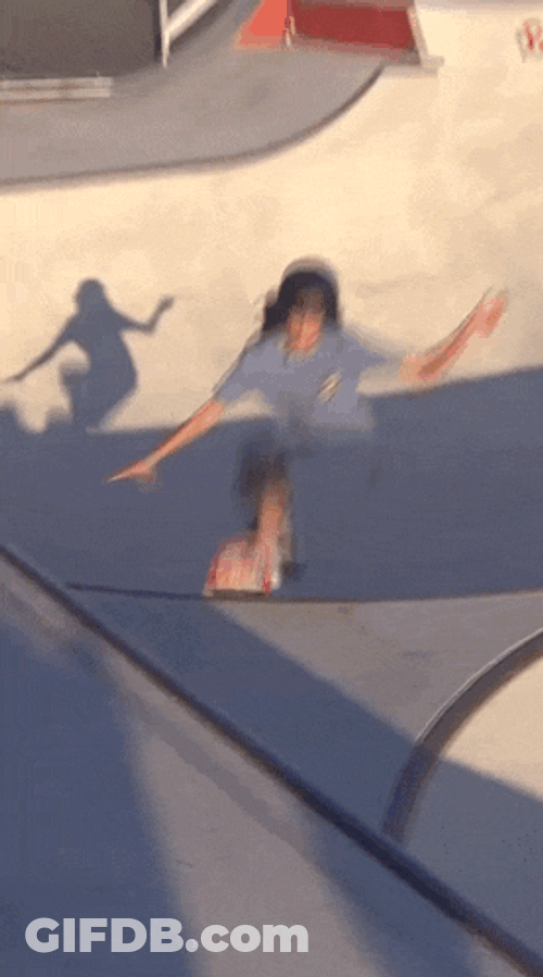Skateboard Trick Minna Stess GIF