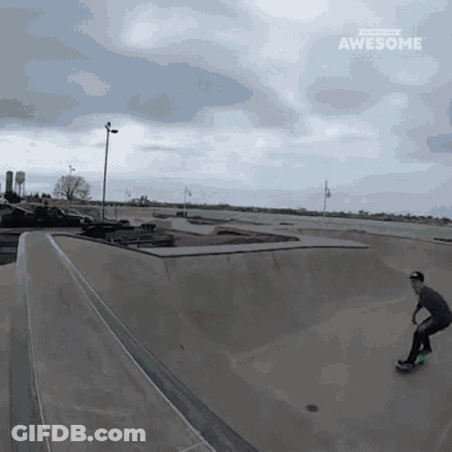 Skateboard Tricks People Are Awesome GIF