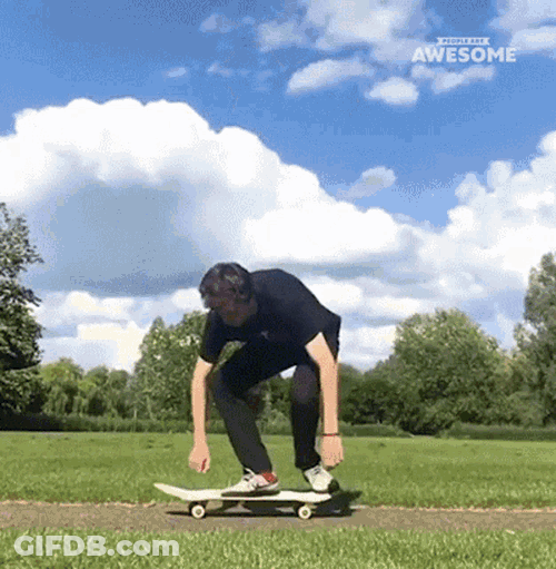 Skateboard Tricks People Are Awesome GIF