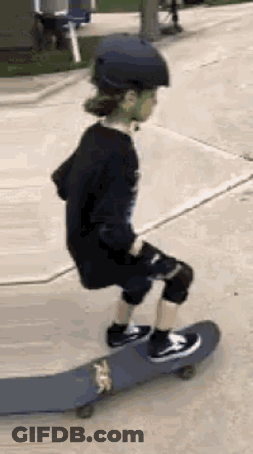 Skateboarding Skater Girl GIF