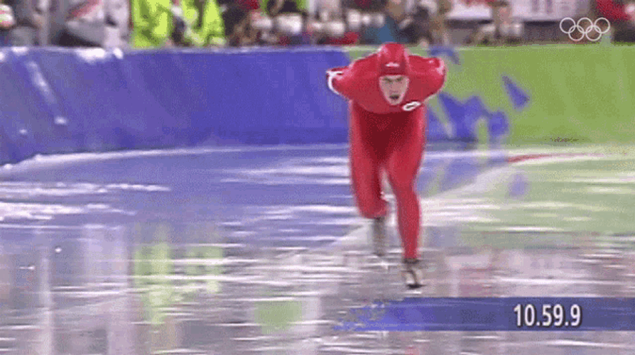 Skating Johann Olav Koss GIF