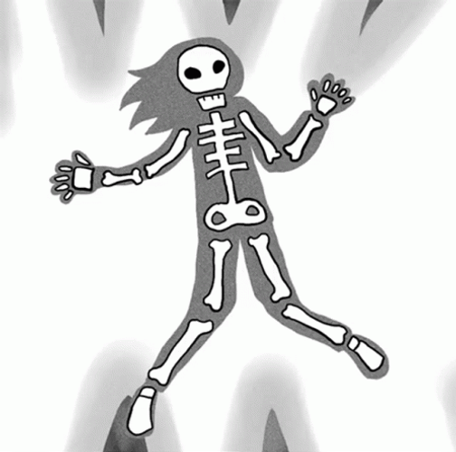 Skeleton After Electrocuted GIF