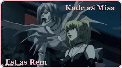 Skeleton And Girl With Kade As Misa Est As Rem GIF