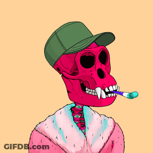 Skeleton Ape Nft GIF