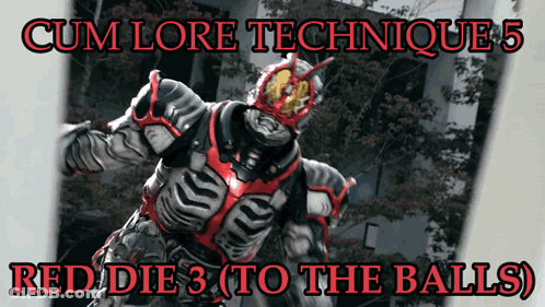 Skeleton Cum Lore Technique 5 Red Die 3 To The Balls GIF