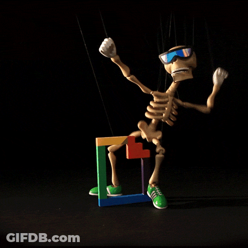 Skeleton Dance Cool Skeleton GIF