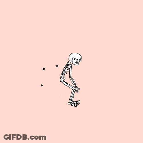 Skeleton Dance Cute Twerk GIF