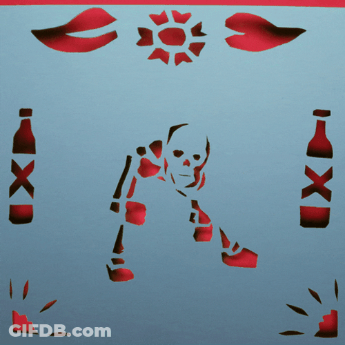 Skeleton Dance Drug Poison GIF