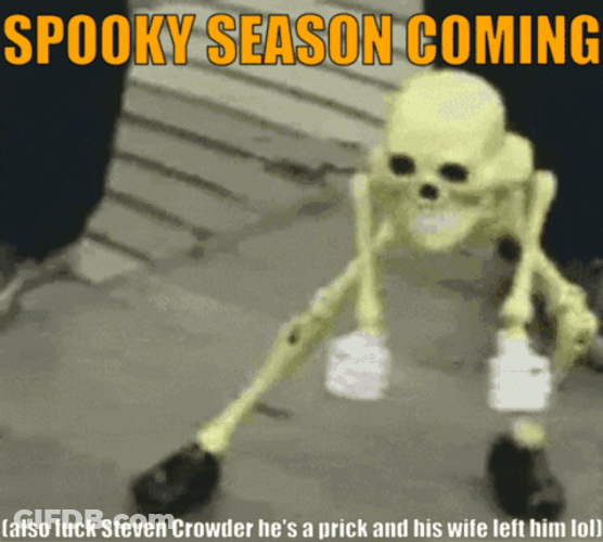 Skeleton Dance Spooky Season Coming GIF