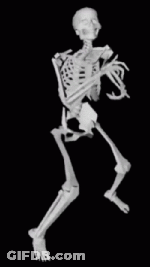 Skeleton Dancing Swiftly GIF