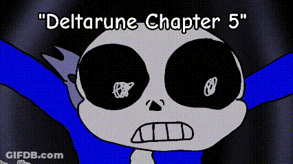 Skeleton Deltarune Chapter 5 GIF