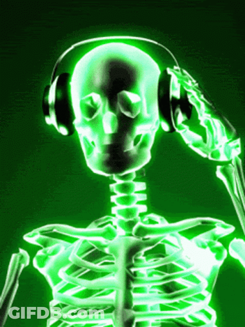 Skeleton Dj Screw GIF