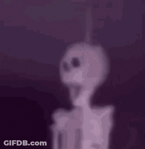 Skeleton Hanging On Ceiling Fan Meme GIF