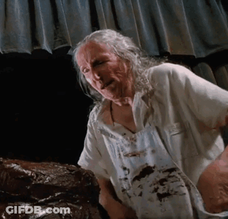 Skeleton Hanging On Door GIF