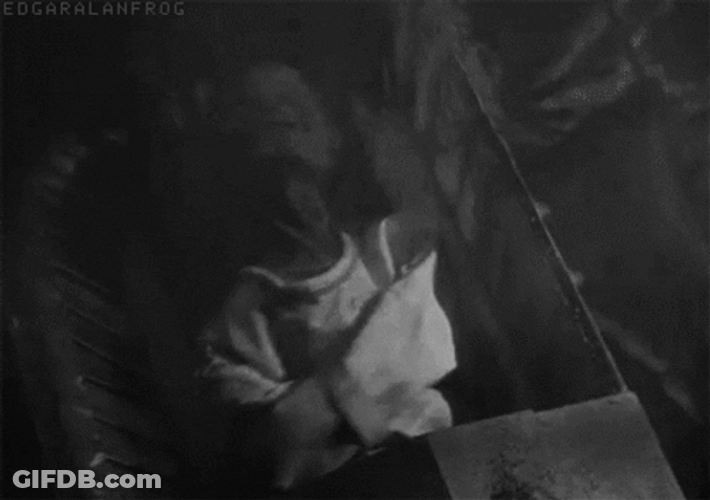 Skeleton In Straight Jacket Moving GIF
