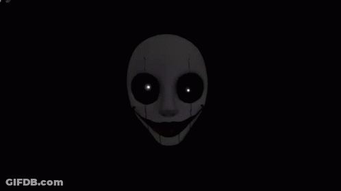 Skeleton Mask With Smile GIF