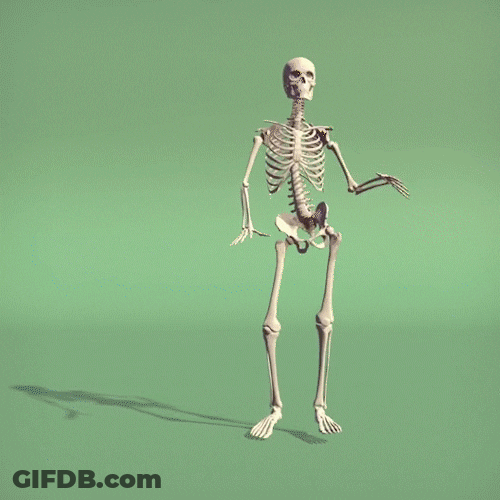 Skeleton Motion Capture Dance Meme GIF