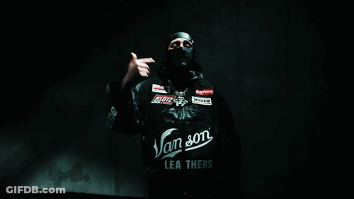 Skeleton Poster Saying How You Doing GIF