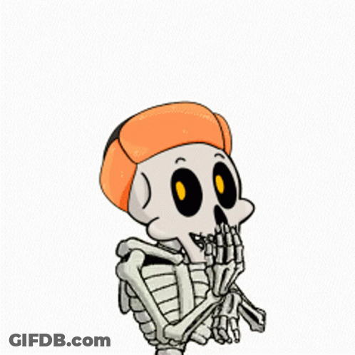 Skeleton Saying That's A Little Humerus GIF