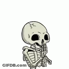 Skeleton Saying That's A Little Humerus GIF