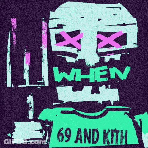 Skeleton Saying When 69 And Kith GIF