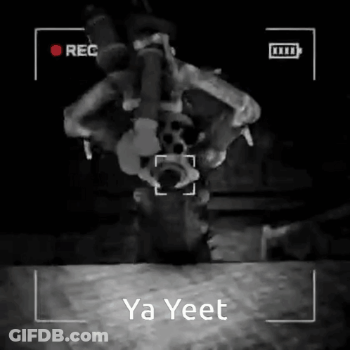 Skeleton Saying Ya Yeet GIF