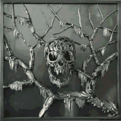 Skeleton Skull Art Frame GIF