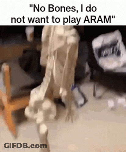 Skeleton Walking No Bones I Do Not Want To Play Aram GIF