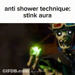 Skeleton Wearing 3D Glasses Holding Green Light GIF