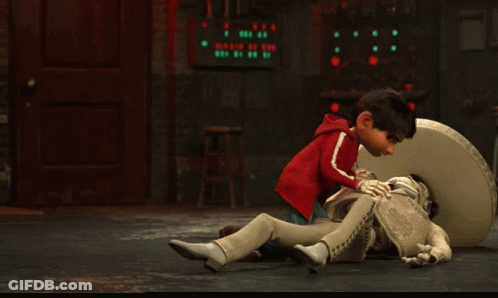 Skeleton Wearing Sombrero Lying Down GIF