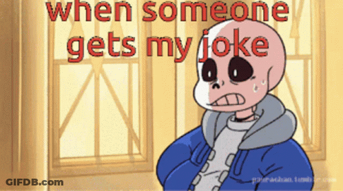 Skeleton When Someone Gets My Joke GIF