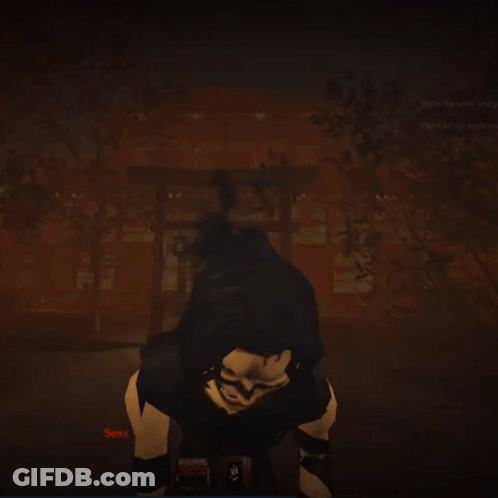 Skeleton With Glowing Yellow Eyes GIF