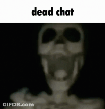 Skeleton With Open Mouth Dead Chat GIF