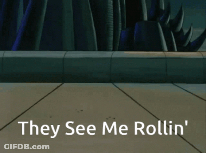 Skeletor Rolling They See Me Rollin GIF