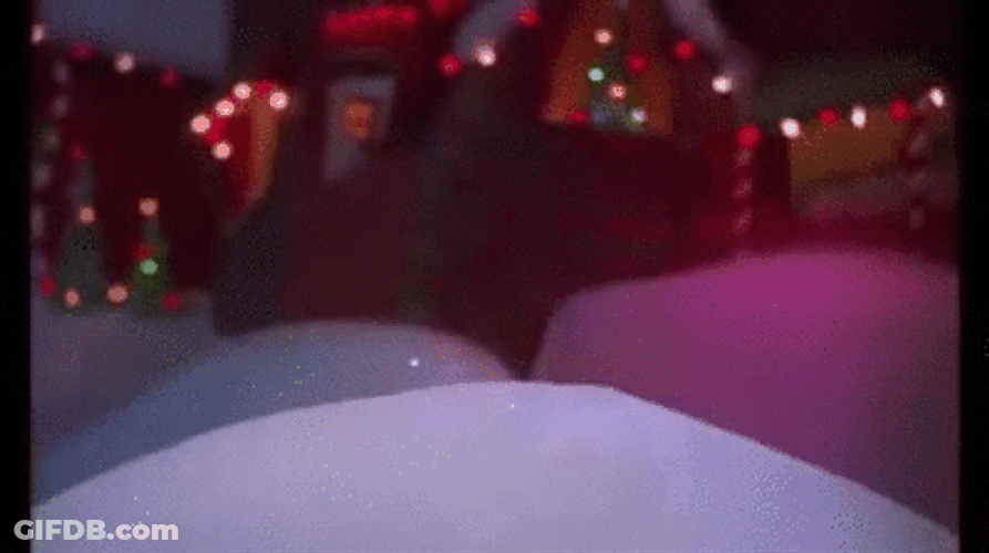 Skellington Dancing While Snowing GIF