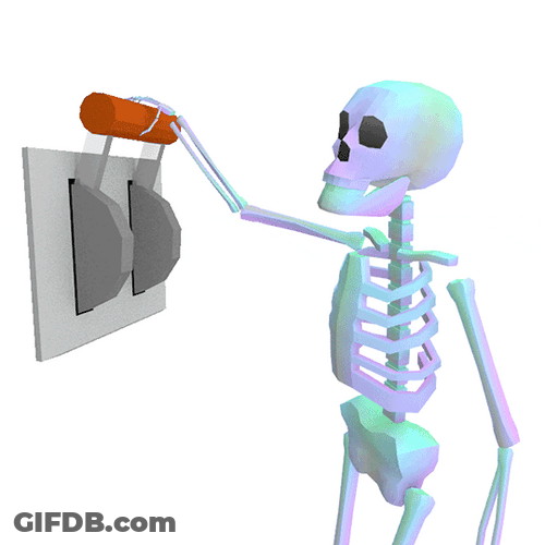 Skelly Sprite Moving Switch Disappear GIF
