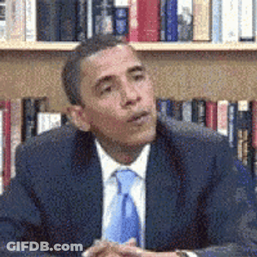 Skeptical Barrack Obama Contemplating GIF