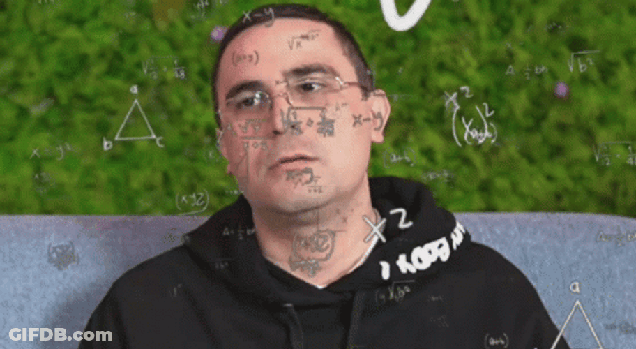 Skeptical Burke Black Thinking GIF