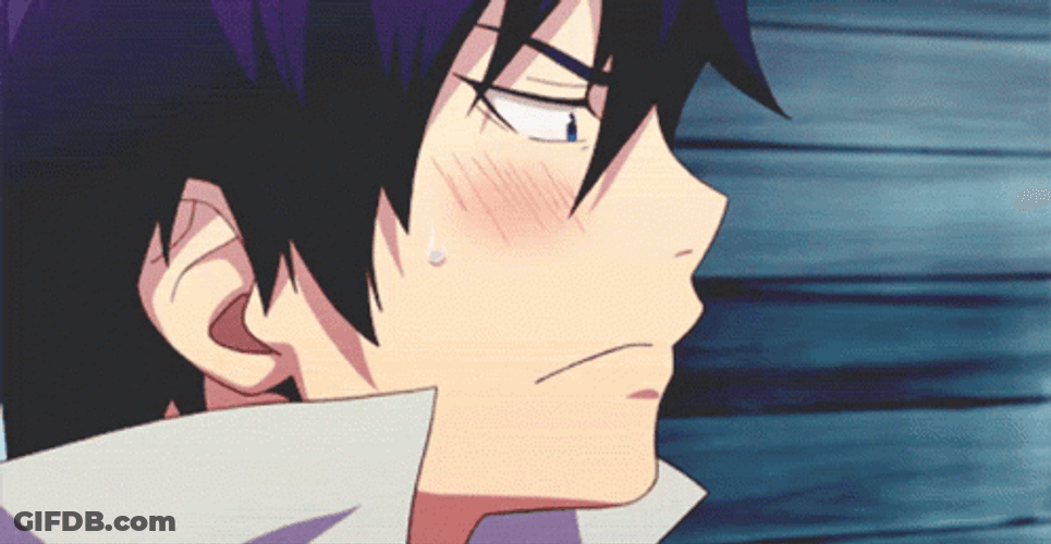 Skeptical Glance Rin Okumura GIF