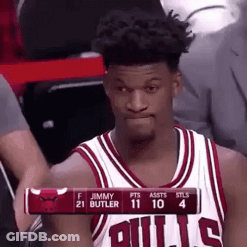 Skeptical Jimmy Butler NBA GIF