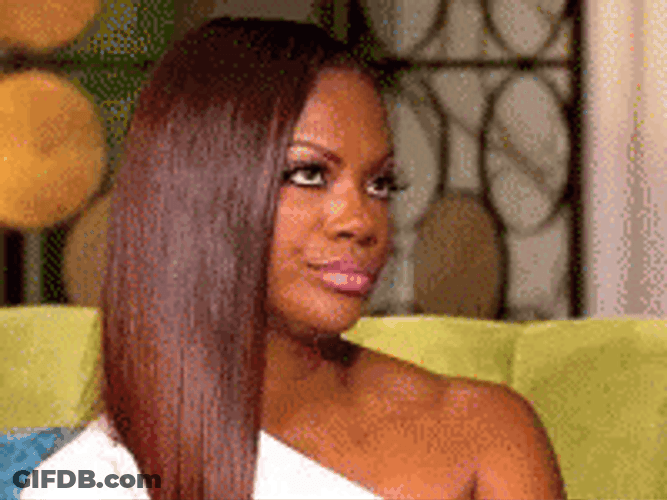 Skeptical Kandi Burruss Annoyed Facial Expression GIF