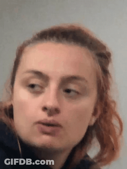 Skeptical Lady Doubtful Thinking GIF