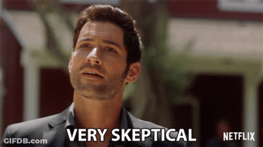 Skeptical Lucifer Morningstar Tom Ellis GIF