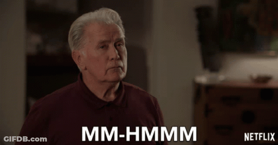 Skeptical Martin Sheen Pondering GIF