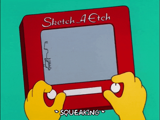 Sketch Large Marge The Simpson GIF